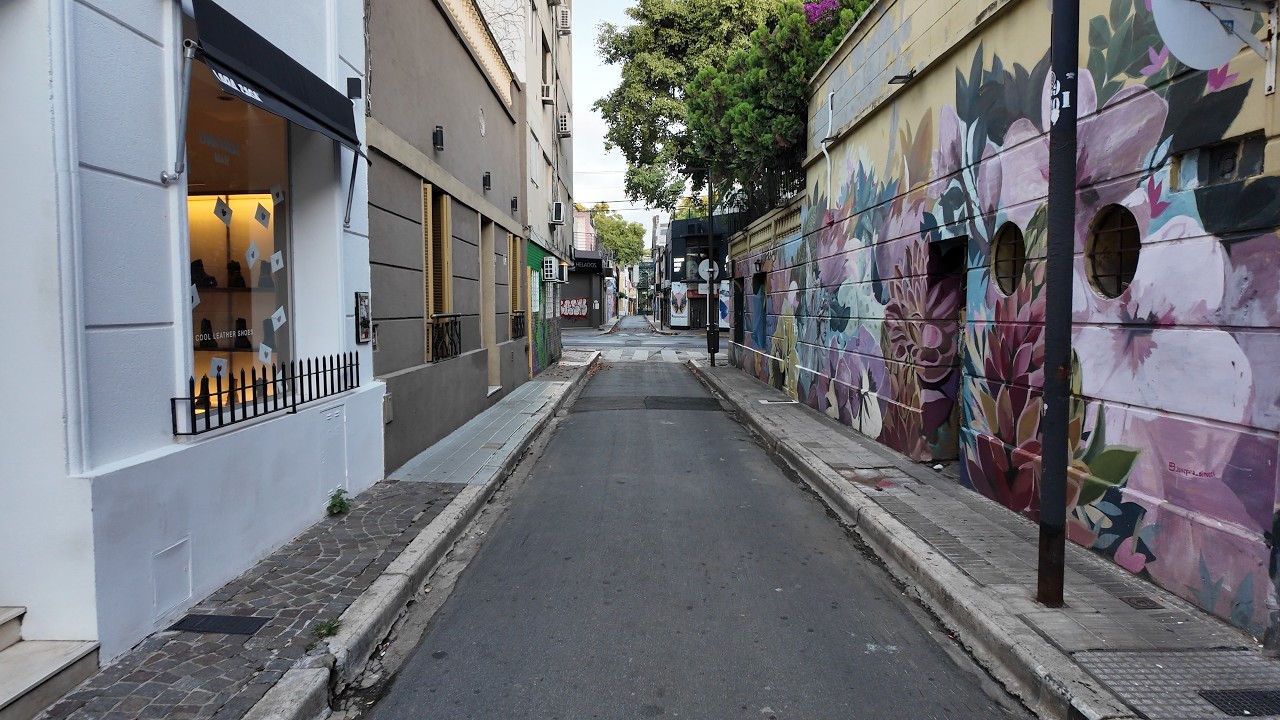 Buenos Aires Sunrise Walk 4K | 6:30AM on the Cobblestone Streets of Palermo 🇦🇷