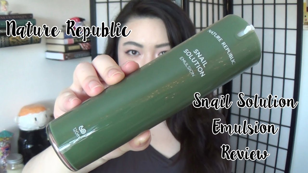Обзор эмульсии Nature Republic Snail Solution