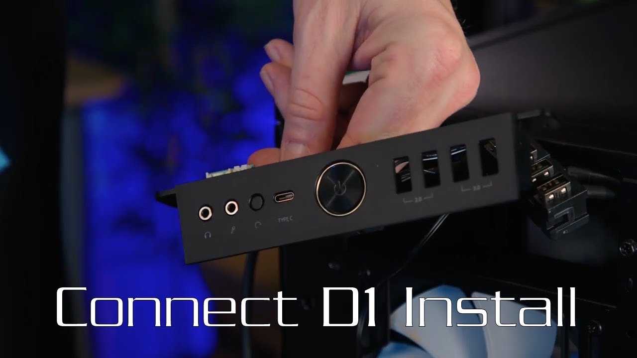 How To: Install Connect D1 USB Type C Connector on Define R6