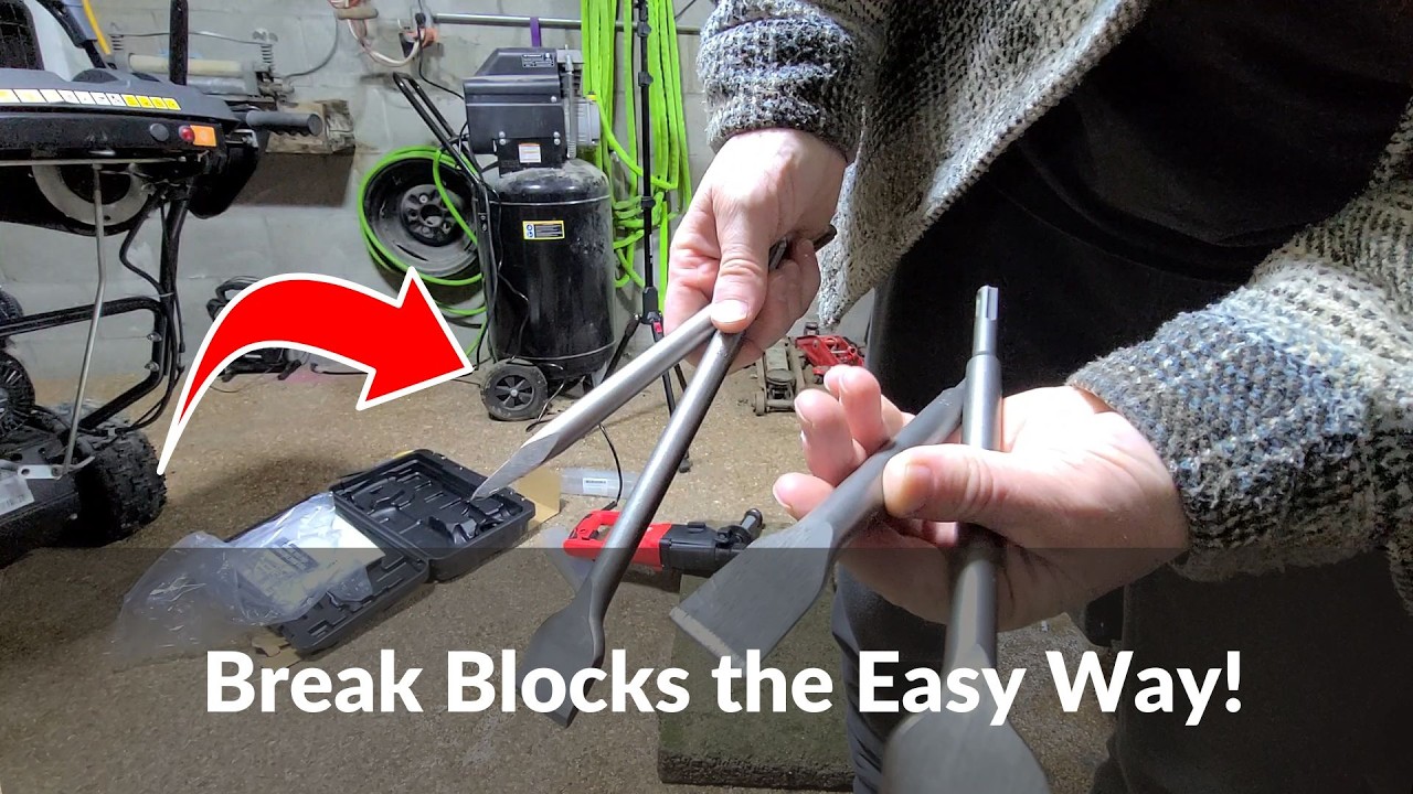 SDS Plus Chisel Set Review & Testing | 4-Piece Masonry Bits for Concrete & Tile Removal (Wow!)
