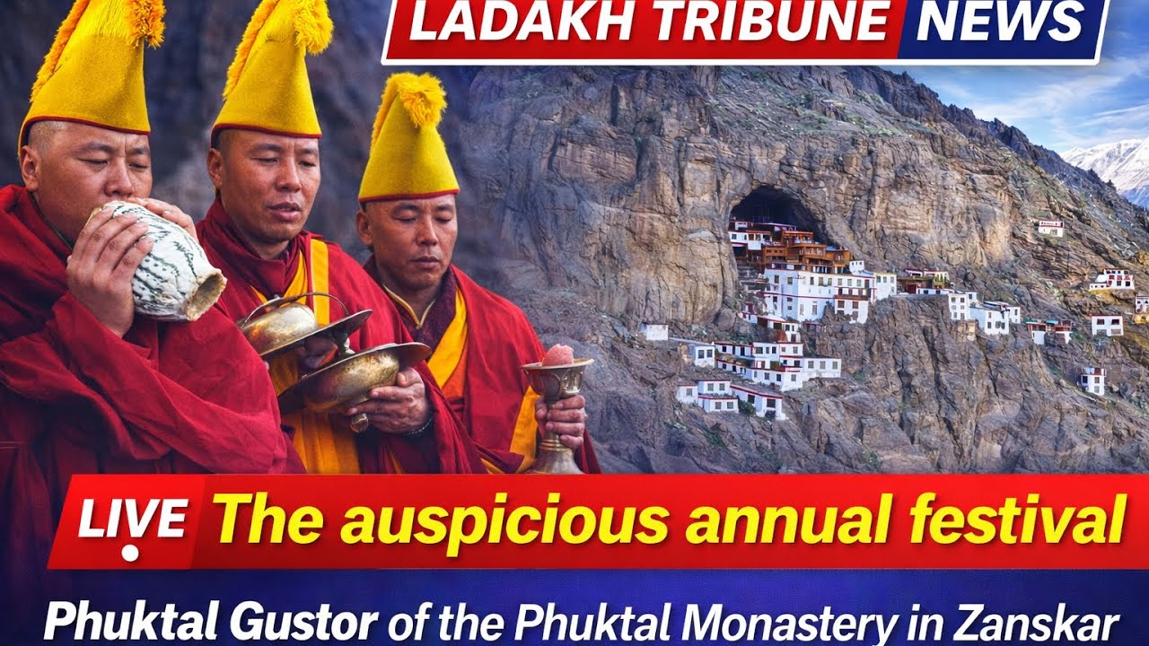 The auspicious annual festival Phuktal Gustor of the Phuktal Monastery in Zanskar.