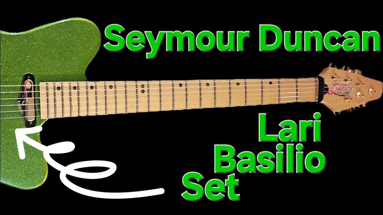 Seymour Duncan Lari Basilio signature pickups set, in my Blues Saraceno guitar.