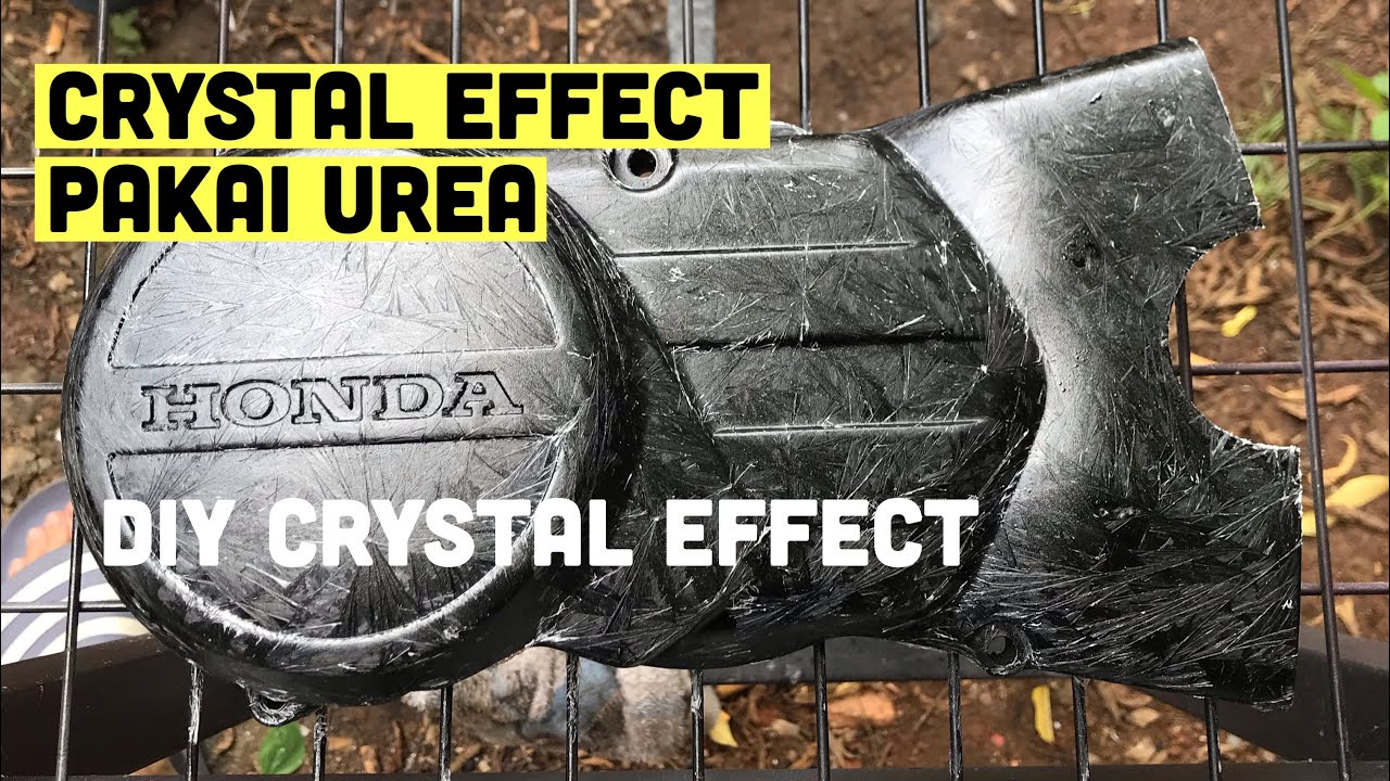 Diy Crystal Effect : Edisi Pakai Baja Urea Mak Aku🤣