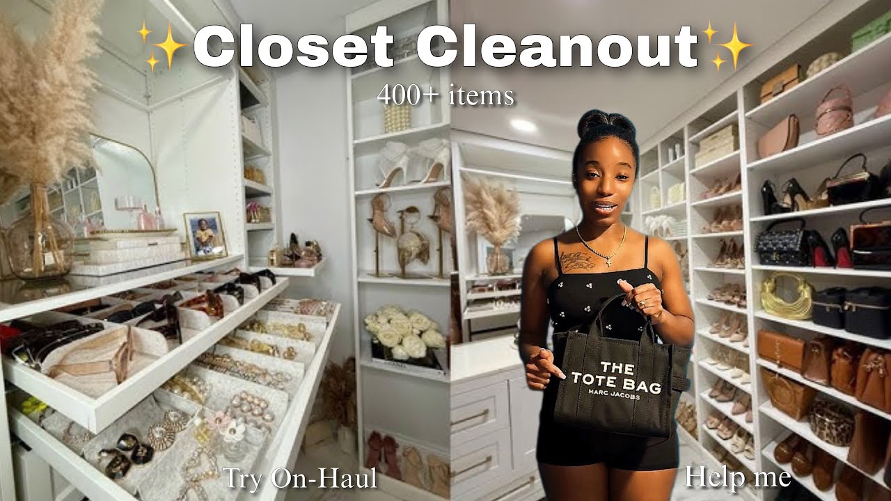 EXTREME CLOSET CLEANOUT *Trying on all my clothes*