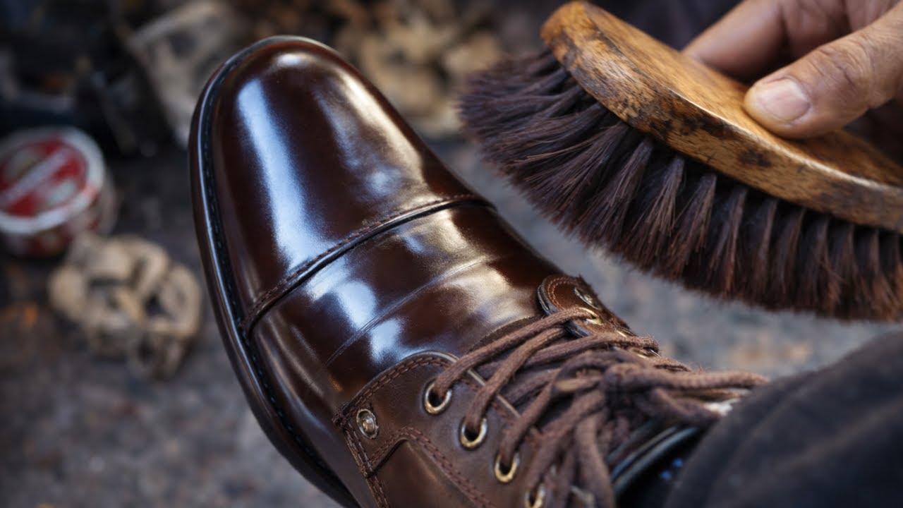 ASMR for sleeping 😴 Slow and deep shoe polishing