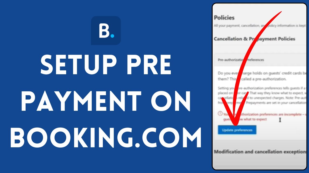 Как настроить предоплату на Booking.com в 2024 году