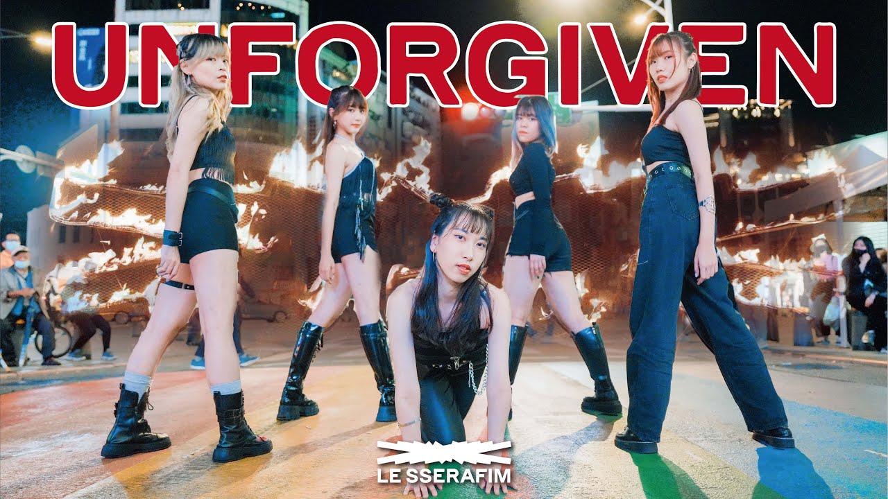 [KPOP IN PUBLIC | ONE TAKE] LE SSERAFIM (르세라핌) 'UNFORGIVEN' Dance Cover by FOURiN from Taiwan