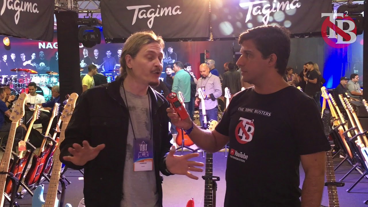 Juninho Afram fala sobre suas NOVAS GUITARRAS - Tagima Dream Team 2017 - The Tone Busters