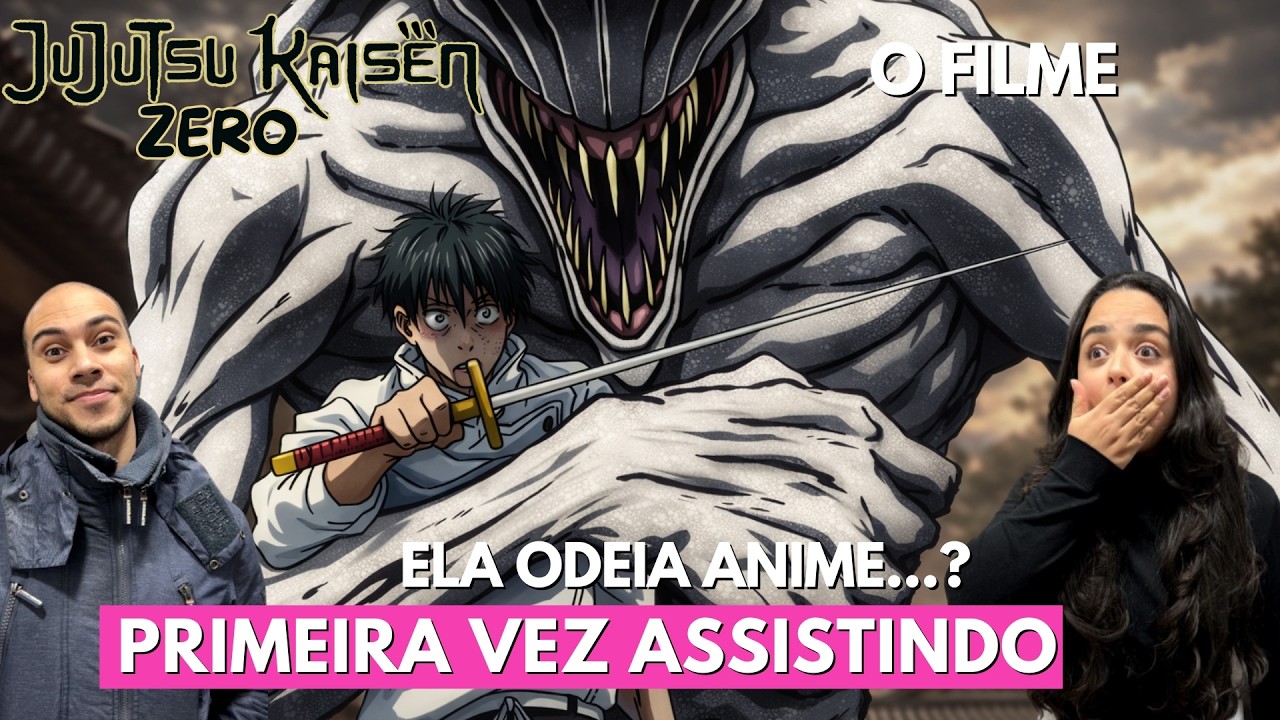 JUJUTSU KAISEN ZERO - O FILME | ESPOSA NÃO ESTAVA PREPARADA 😱 | A HISTÓRIA DE YUTA (PRIMEIRA VEZ)