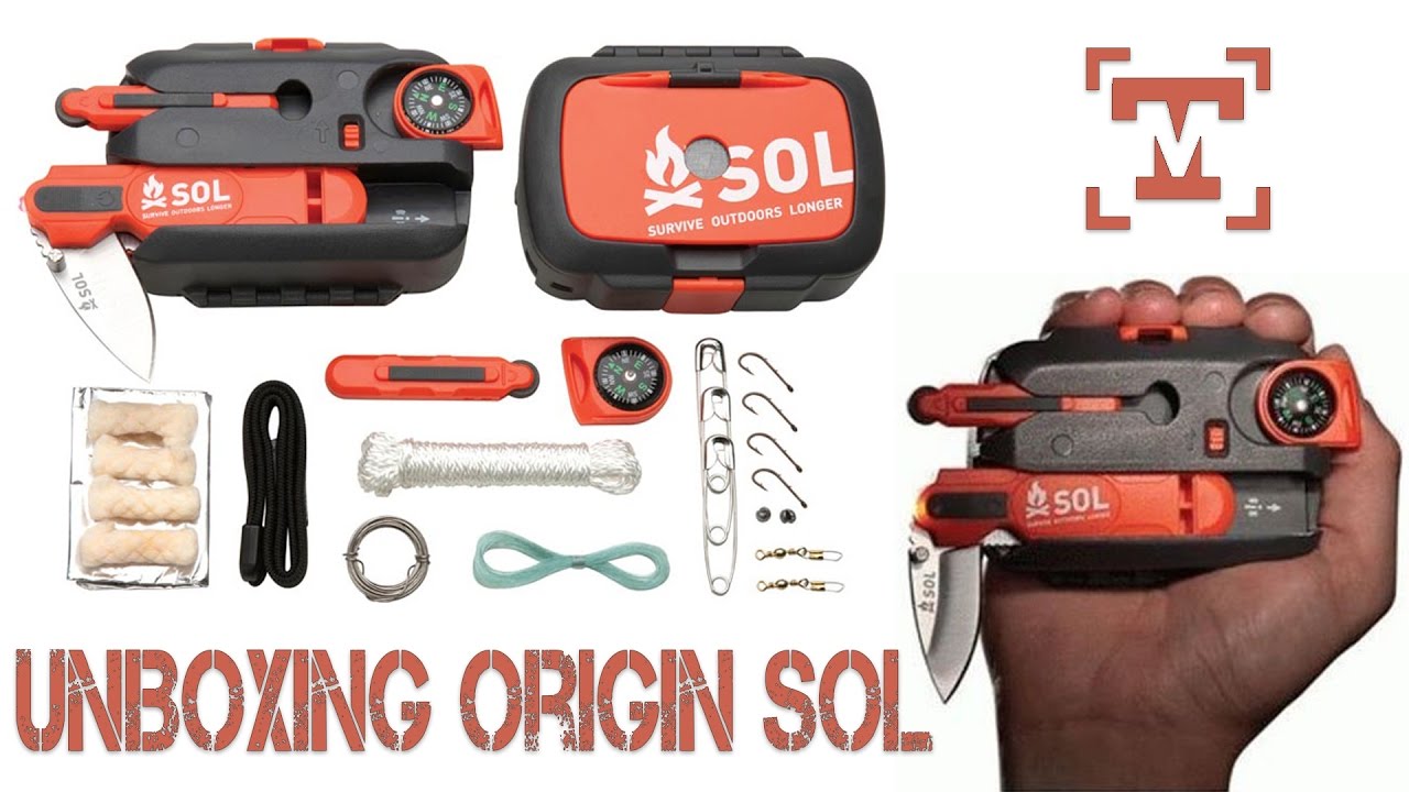 SOL (Survive Outdoors Longer)  Origin Unboxing By naitonmai อุปกรณ์ยังชีพพื้นฐาน