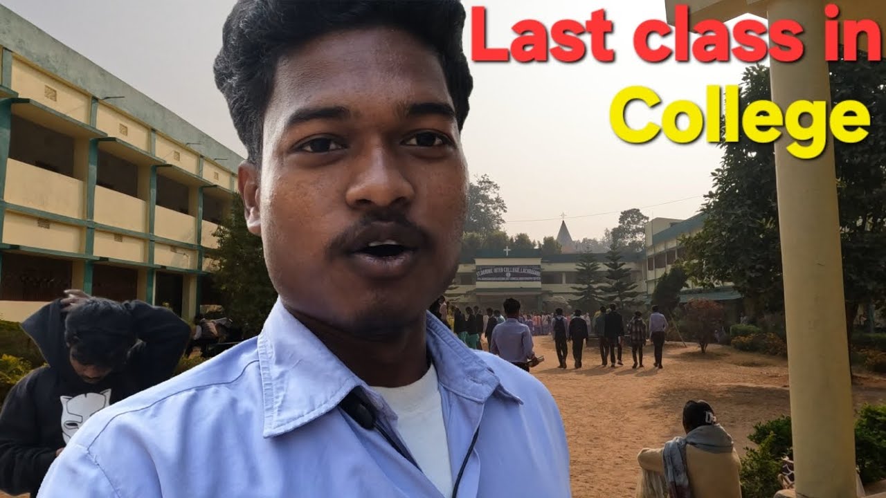 Last class in college Vlog Video St.Domnic Intar college Roni kiro 21