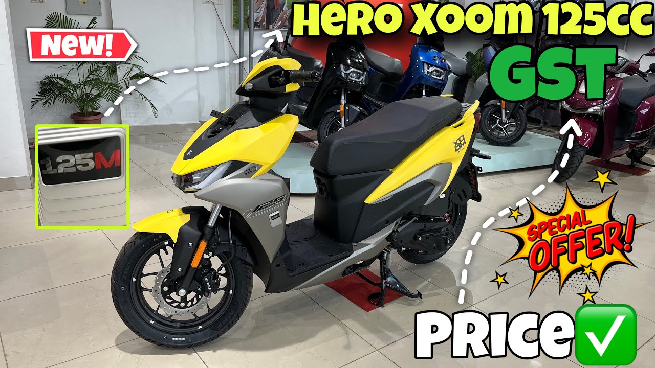 🔥हीरो का सबसे ज्यादा बिकने वाली स्कूटर✅Hero Xoom 125cc 2025 model ✌️full review on road price✅ Gst%