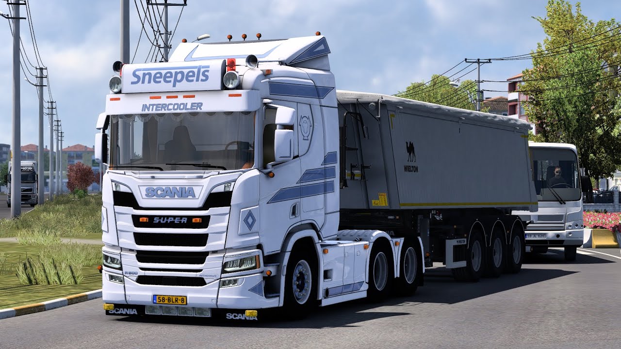 ETS2 SCANIA TRUCK GAMEPLAY