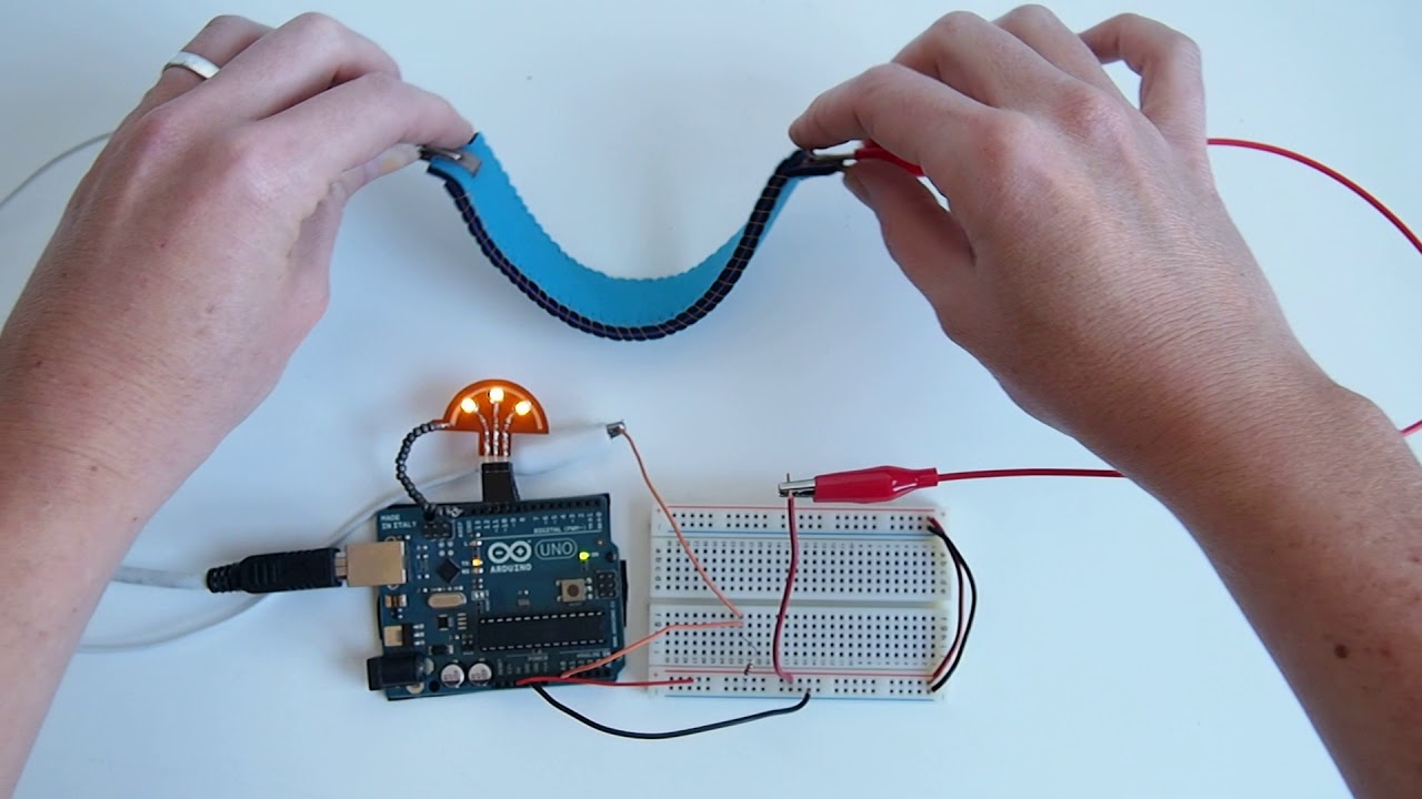 Fabric Bend Sensor (Velostat)
