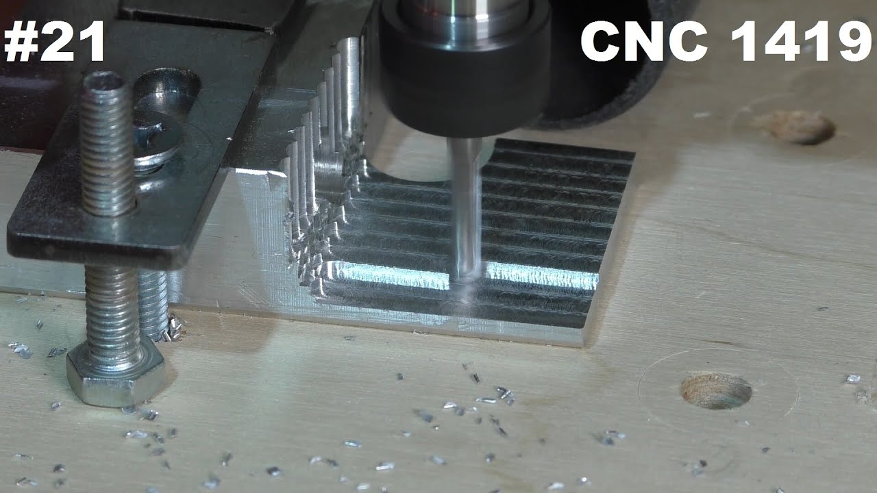 #21.  CNC 1419 - Высокоскоростная обработка или не мешай станку работать.