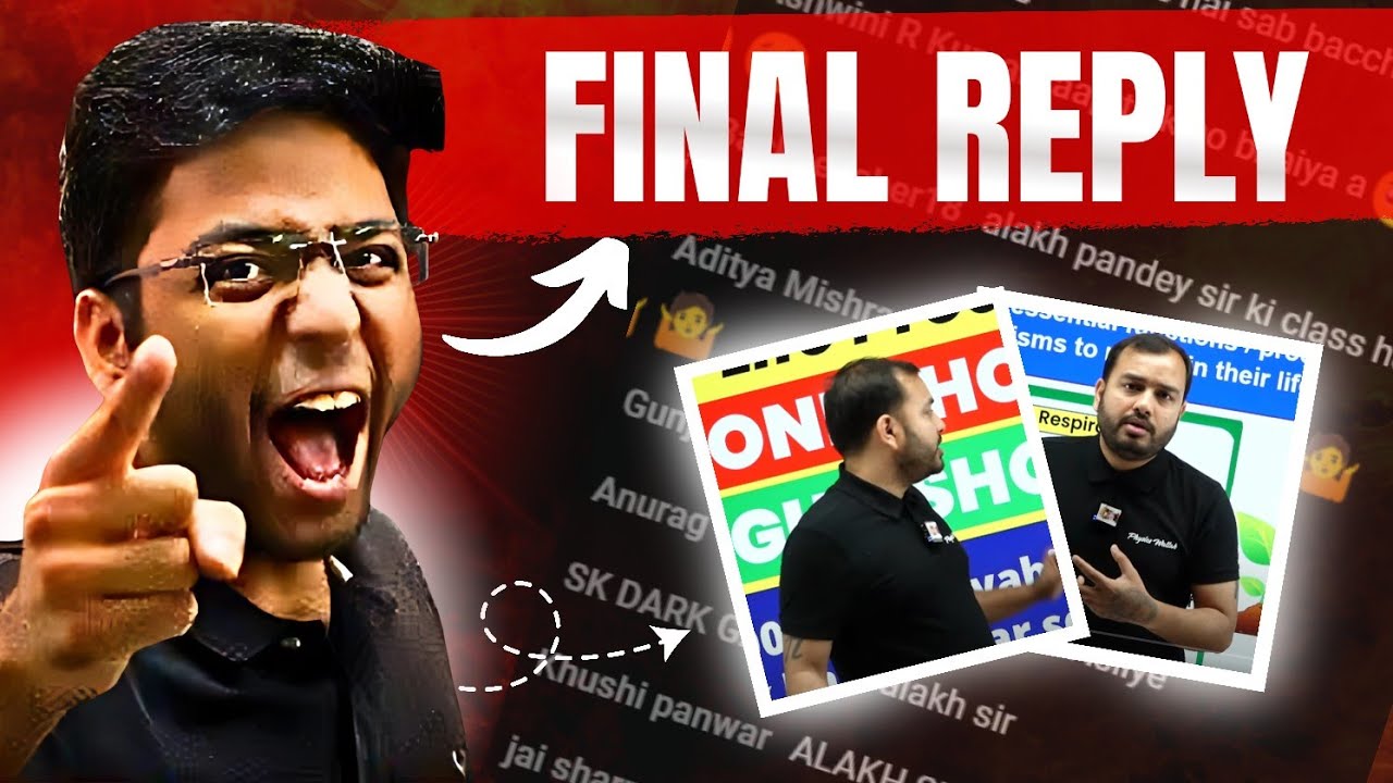 Shobhit Bhaiya Reacts on Alakh sir's live 😮 *Angry* | Watch before it get Deleted! | #alakhpandey