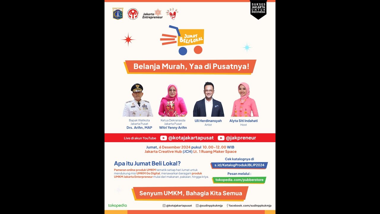 Jumat Beli Lokal - Belanja Murah Ya DI Pusatnya