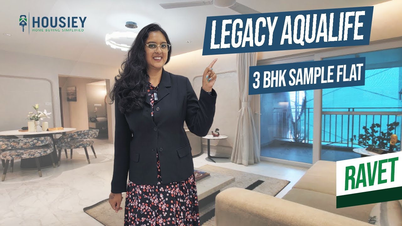 Legacy Aqua Life Ravet | 3 BHK Sample Flat Tour [2025] | Legacy Lifespaces Pune
