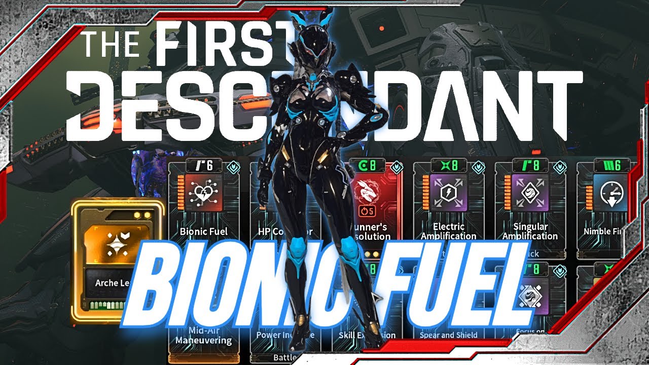Bunny Bionic Fuel Build Setup⚡. Showcase Run Supermassive Receptor. #thefirstdescendantgameplay