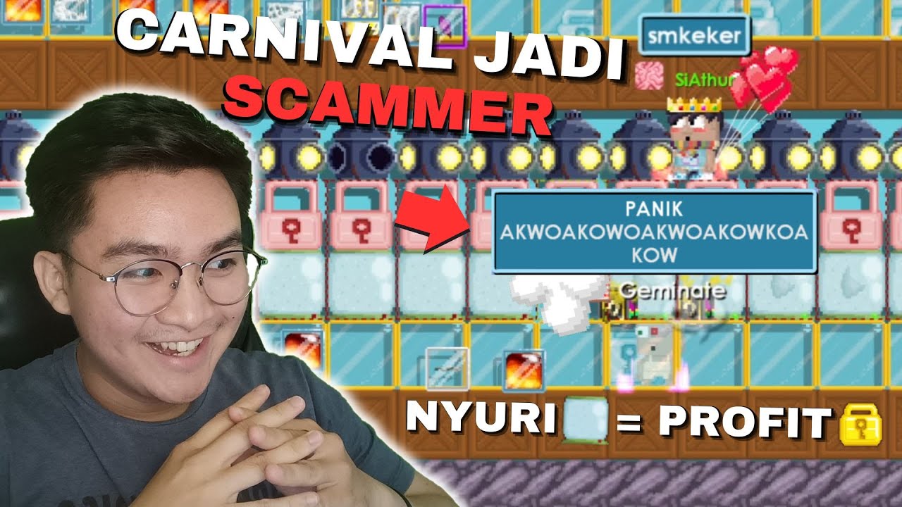 Males diScam, Gw Jadi SCAMMER AJA DAH~! | RingMaster Carnival Growtopia 2024