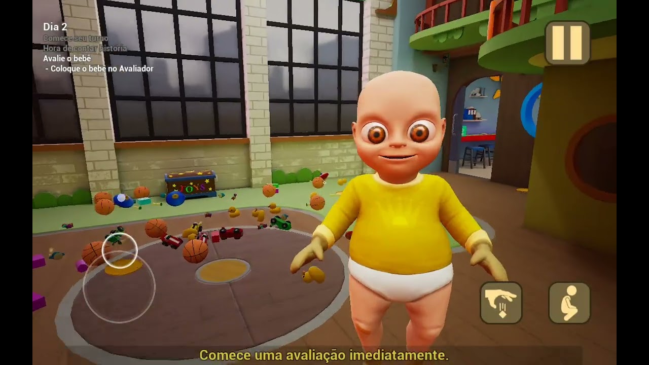 Nova atualização do bebê de amarelo 