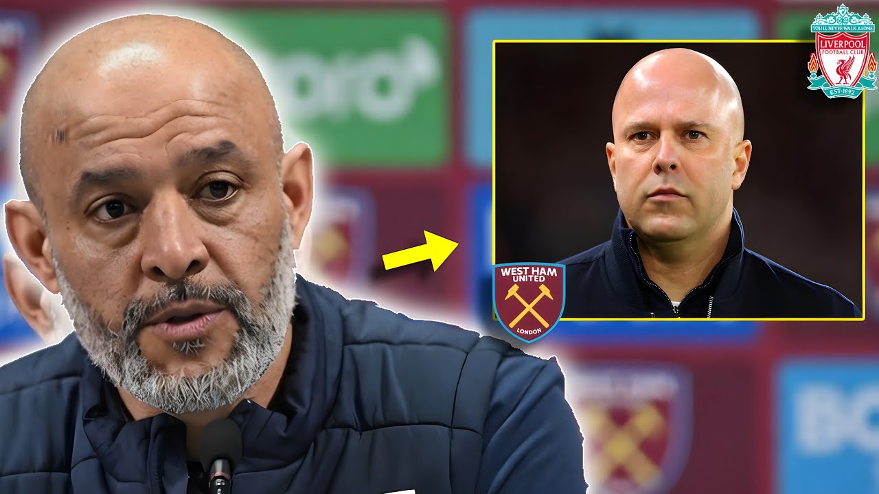 NUNO ESPIRITO SANTO SHOCKING STATEMENT ON ARNE SLOT AHEAD OF WEST HAM CLASH! LIVERPOOL NEWS