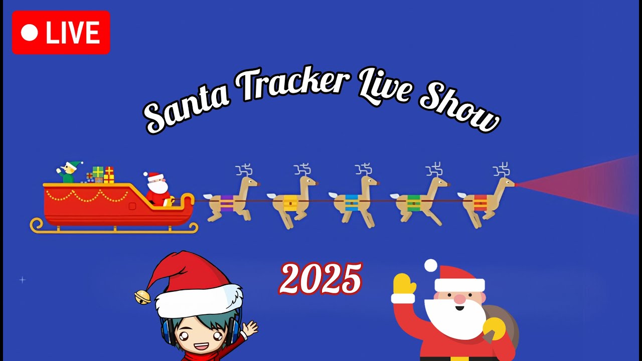 Santa Tracker Live Show 2025 (Part 3 Final)