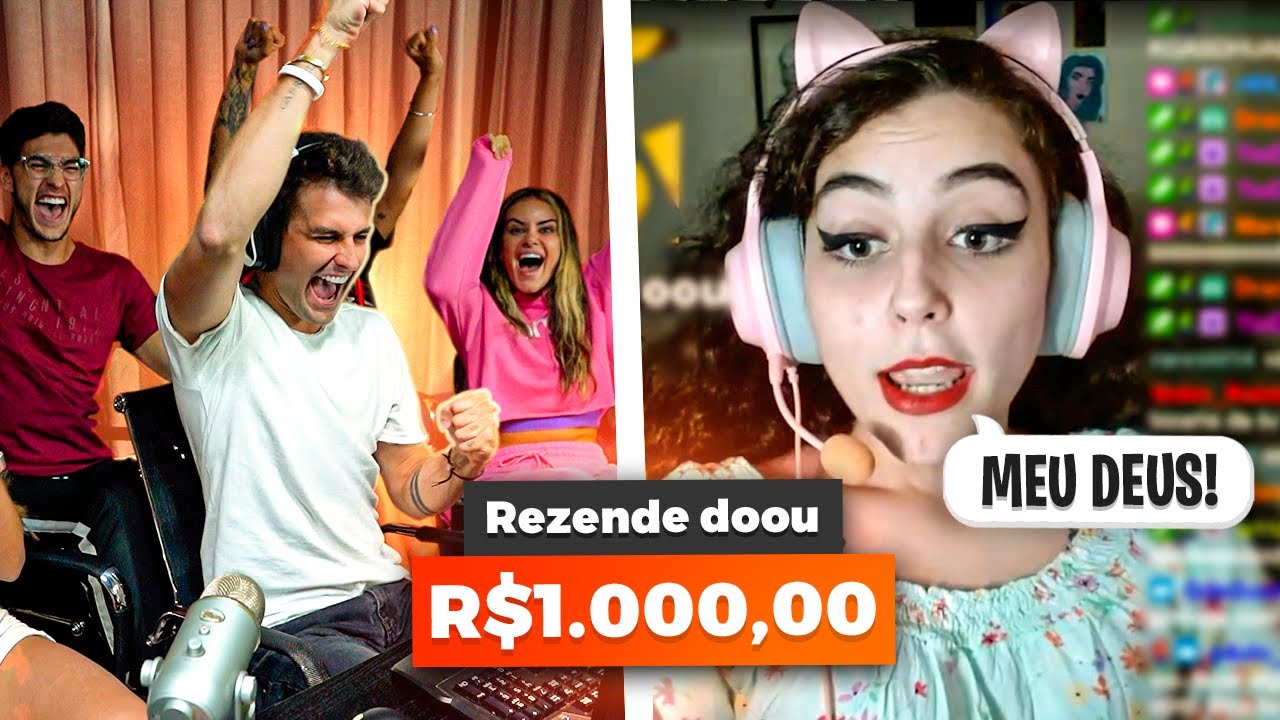 DOANDO PARA STREAMERS QUE FIZEREM OS DESAFIOS ( DOANDO R$1000,00 ) [ REZENDE EVIL ]