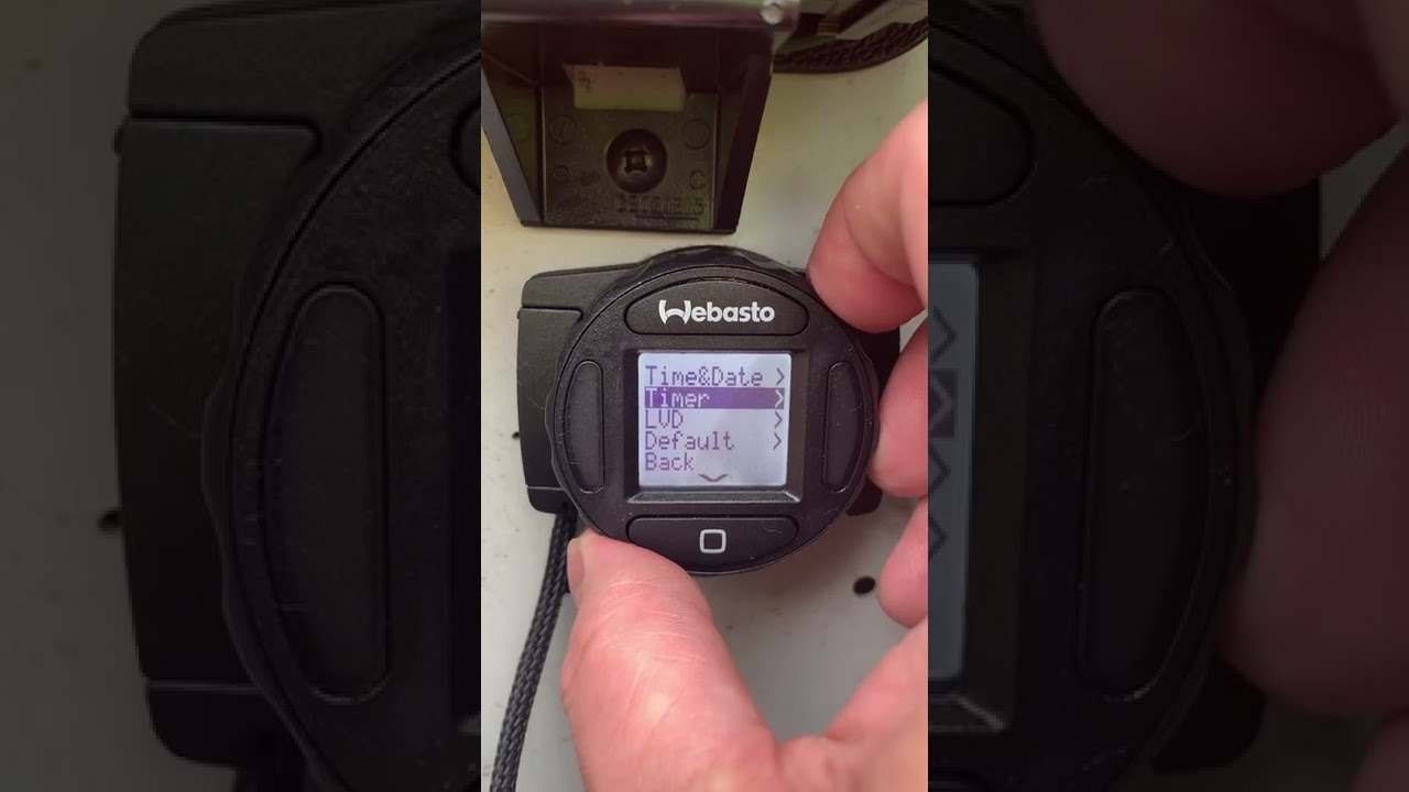 How to set your Webasto heater in your bus