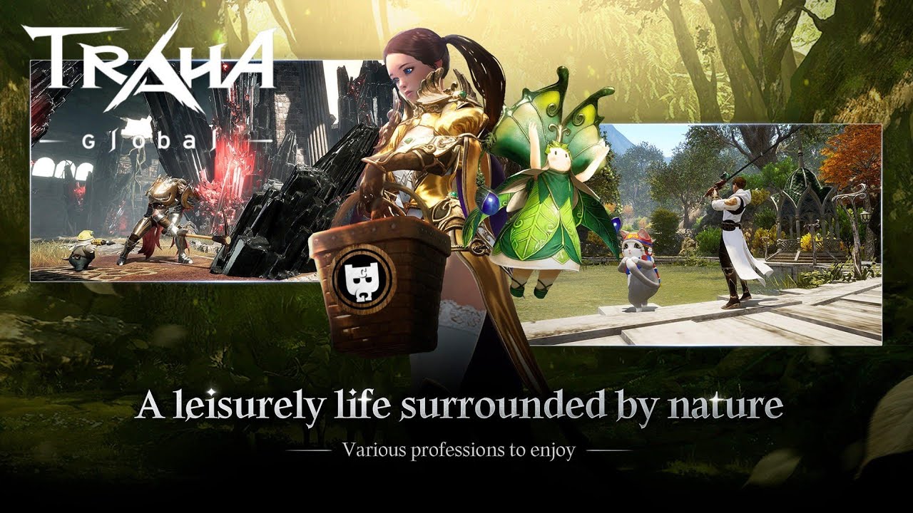 TRAHA Global gameplay - walkthrough A huge Open world MMORPG android/iOS