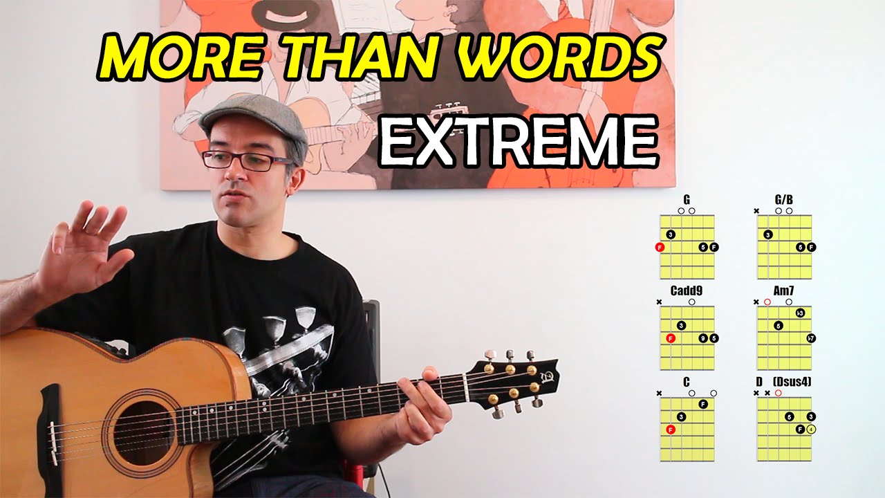 Cómo tocar More Than Words de Extreme - Riffs de Guitarra.