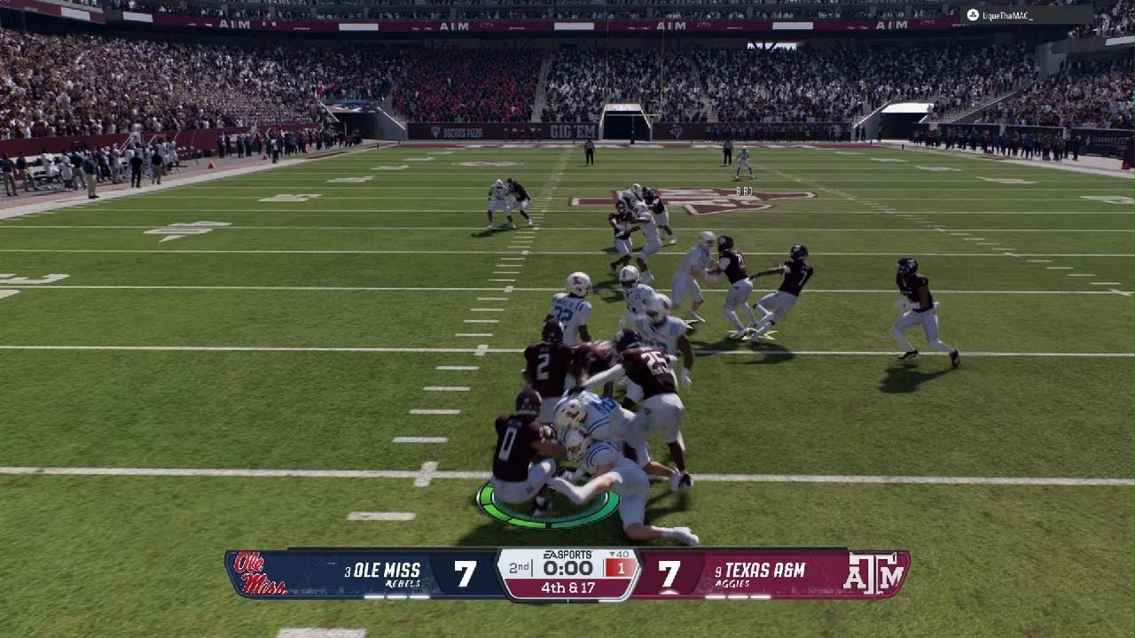 EA SPORTS College Football 26 hitstick h2h