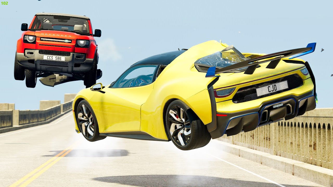 Street Racing Car Crashes #60 - BeamNG Drive Crashes
