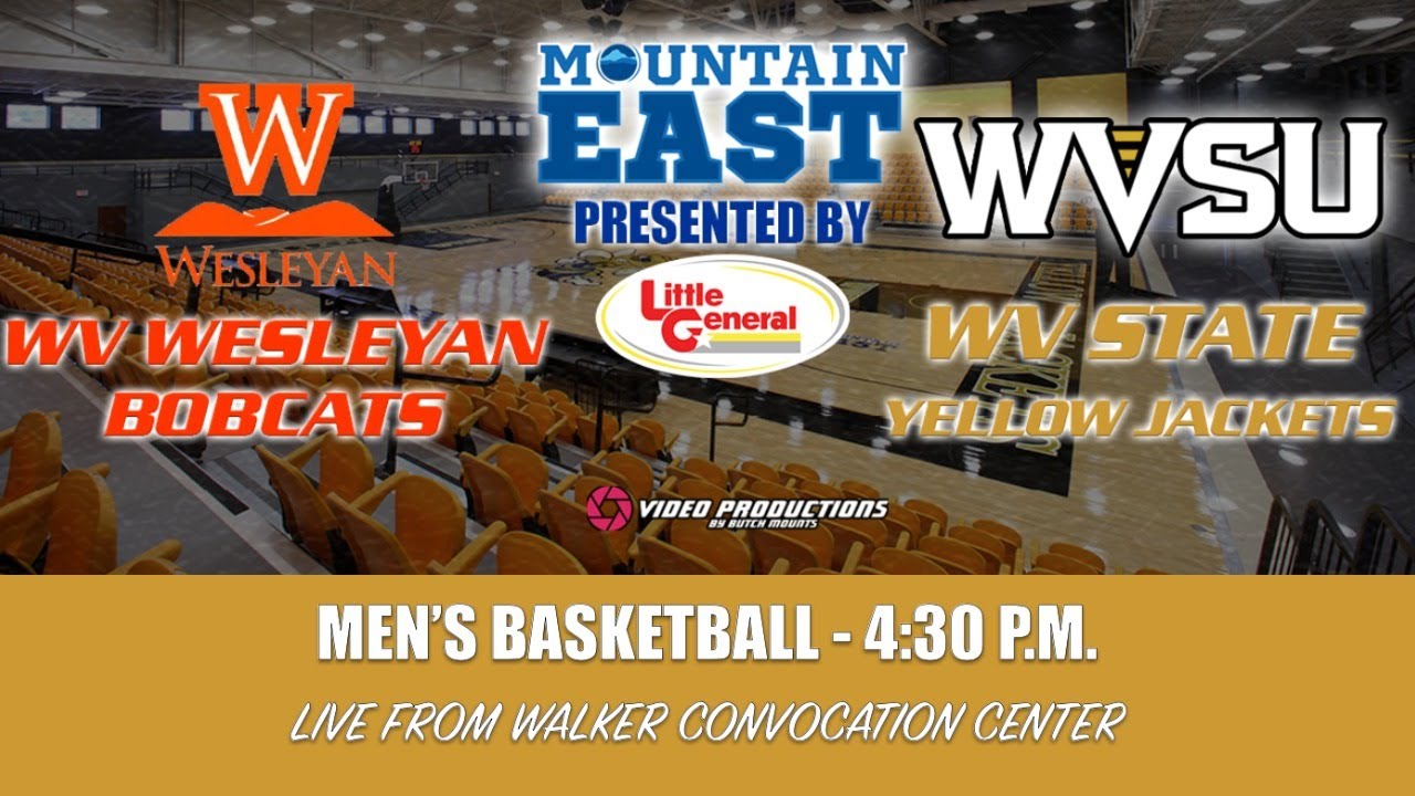 MEC MEN'S BASKETBALL - WV WESLEYAN BOBCATS VS. WVSU YELLOWJACKETS