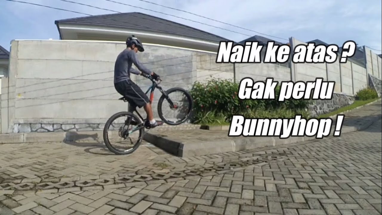 Cara melewati rintangan tanpa Bunnyhop MTB | Alternatif Bunnyhop MTB | Tutorial Pop & scoop MTB