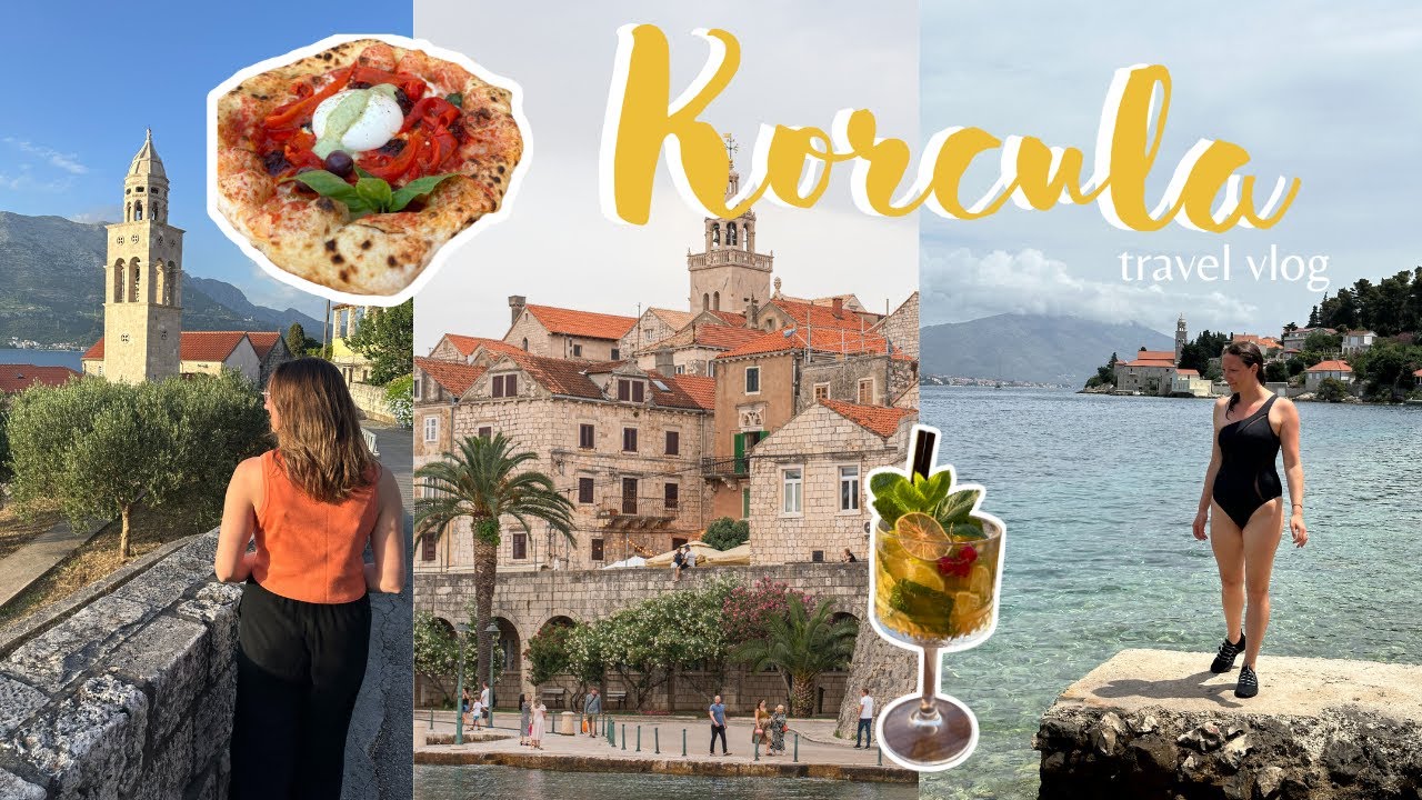 Korcula Croatia Travel Vlog: 4 days, de-influencing, swimming, eating, a slow Mediterranean summer