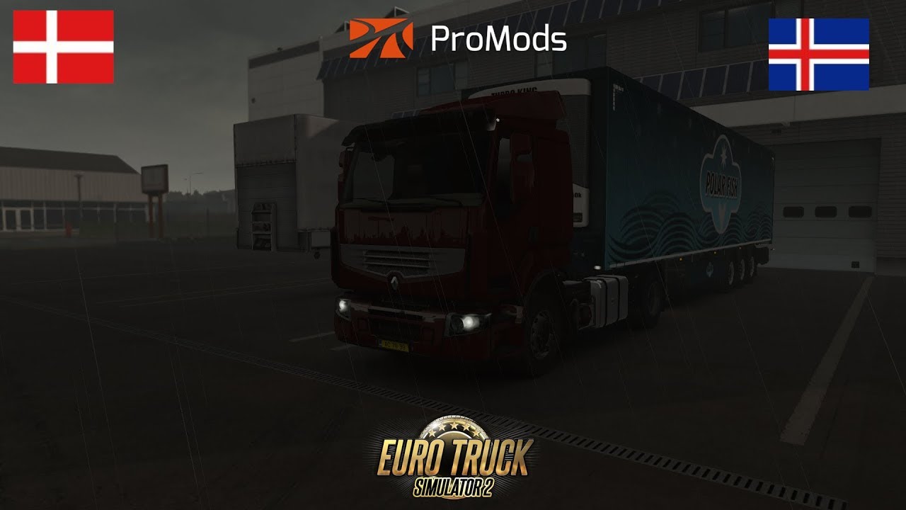 ETS 2 Promods Tour #002 Aalborg (Danmark) - Seyðisfjörður (Iceland) Wonderful Mountain View