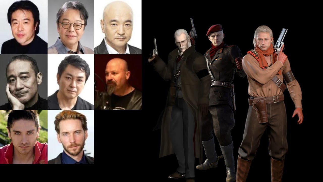 Video Game Voice Comparison- Ocelot (Metal Gear Solid)