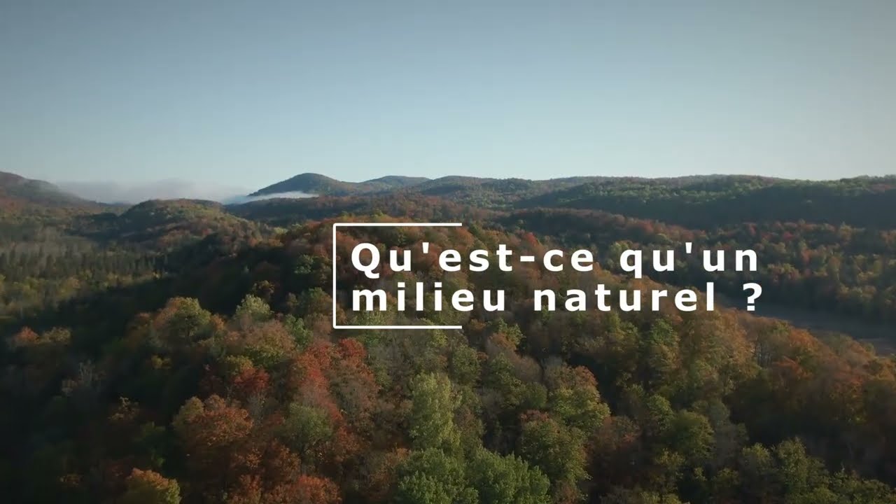 Qu'est-ce qu'un milieu naturel?