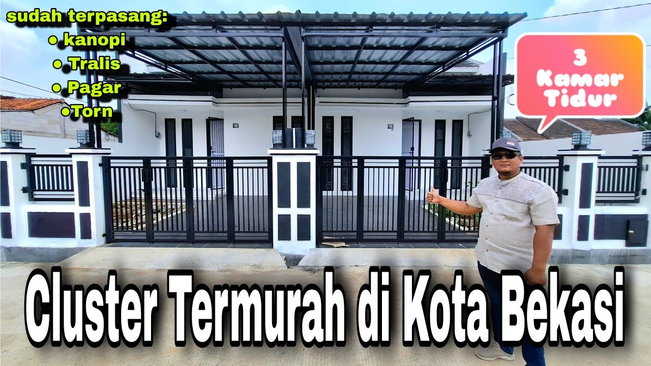 Dijual Rumah Minimalis Terlaris 3 Kamar Tidur di Kota Bekasi
