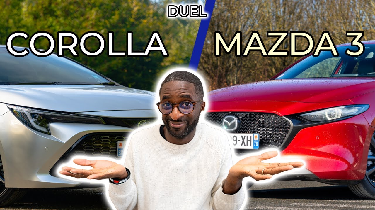TOYOTA COROLLA VS MAZDA 3 : JE FAIS MON CHOIX !!💥