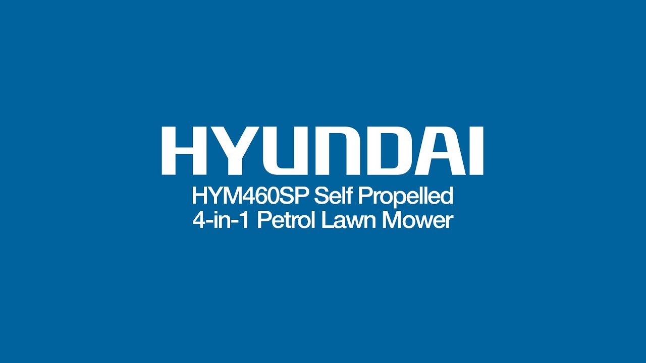 Hyundai HYM460SP Self Propelled Petrol Lawn Mower Unboxing  & Assembly