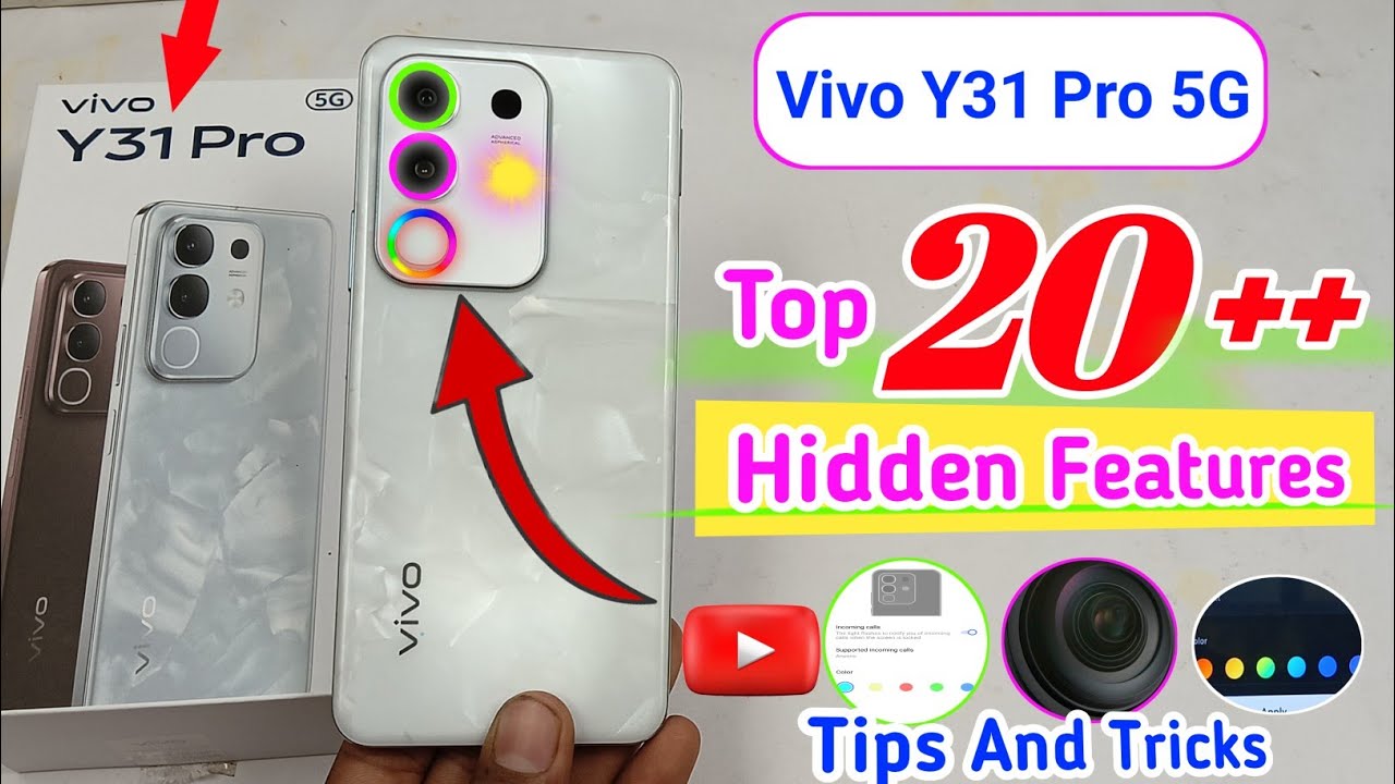 Vivo Y31 Pro 5G Top 20++ Hidden Features/ Vivo Y31 Pro 5G Tips And Tricks