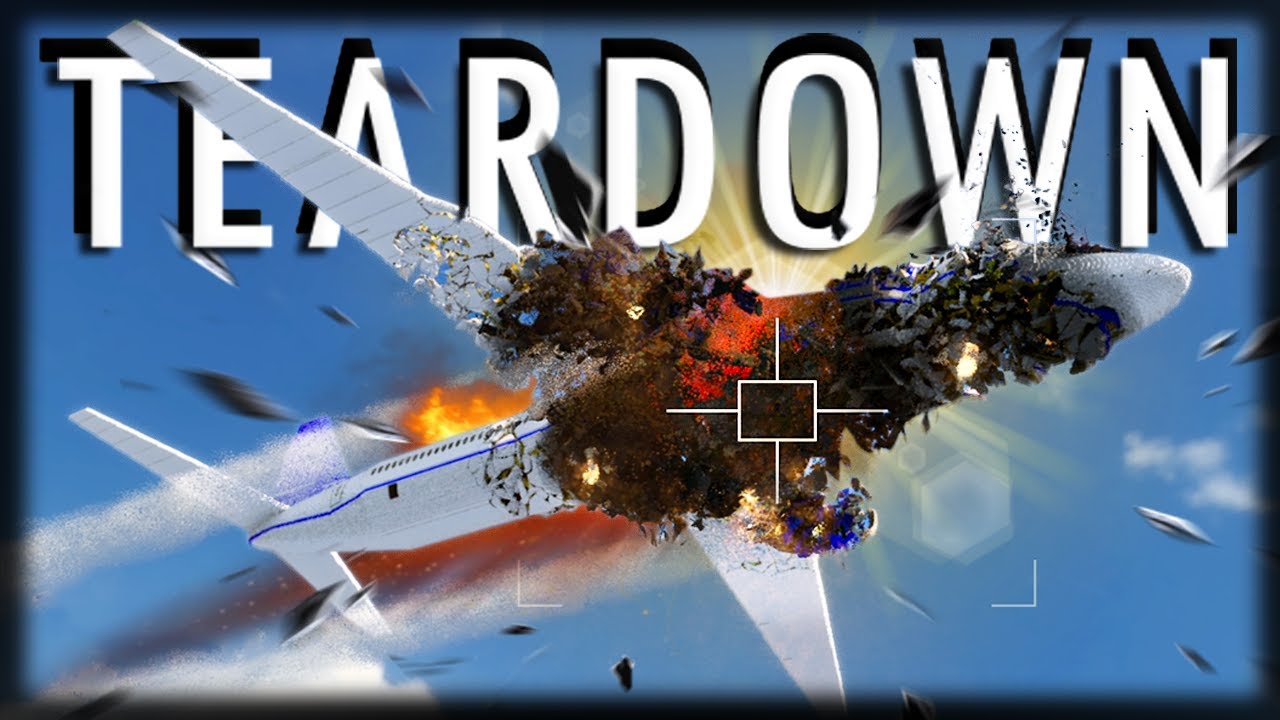 TEARDOWN - EXPLODINDO AVIÕES SUPER REALISTAS e Ataque de Ganso!!