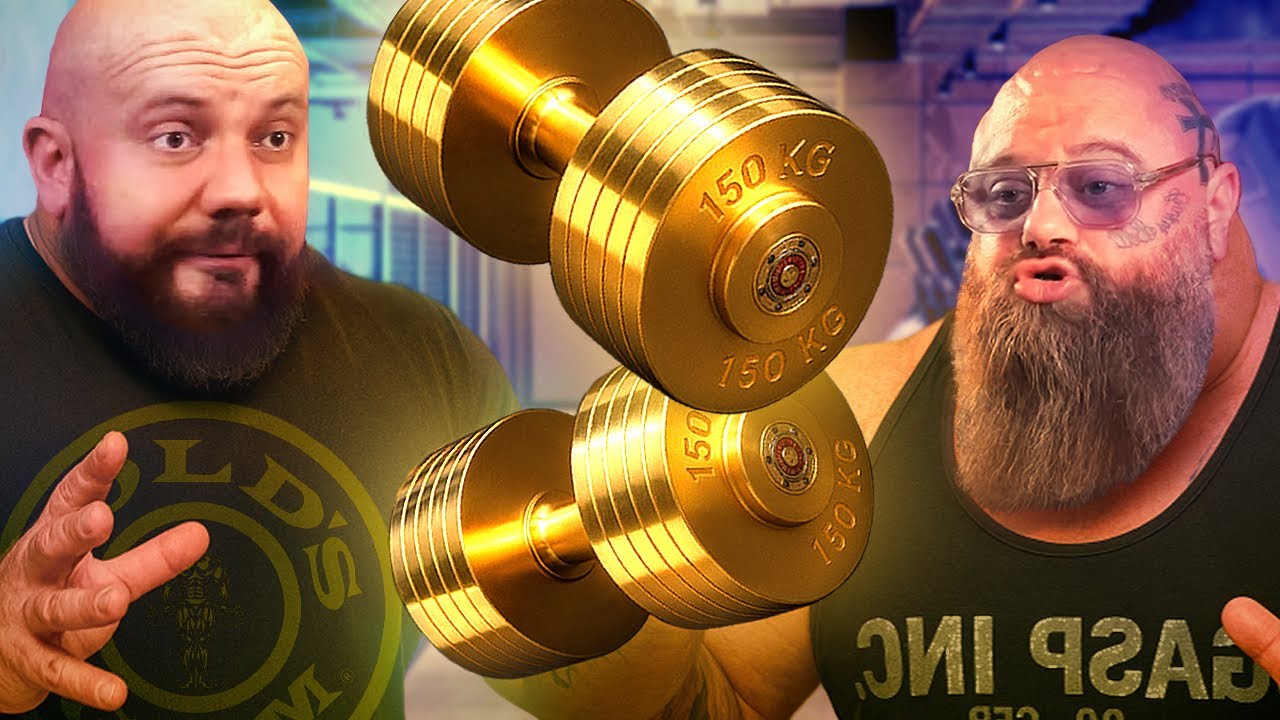 on joue avec des haltères de 150kg !!!!!