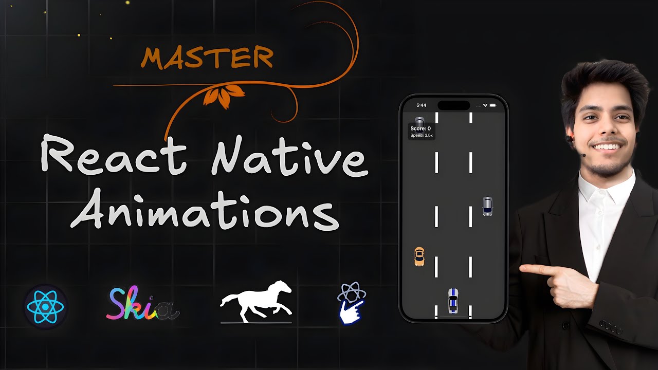 React Native Animation Course  | Reanimated | Gesture Handler | React Native Skia