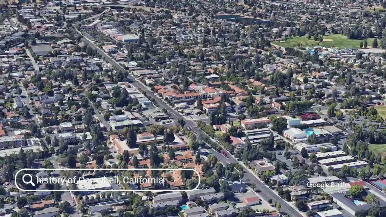 The history of Campbell, California