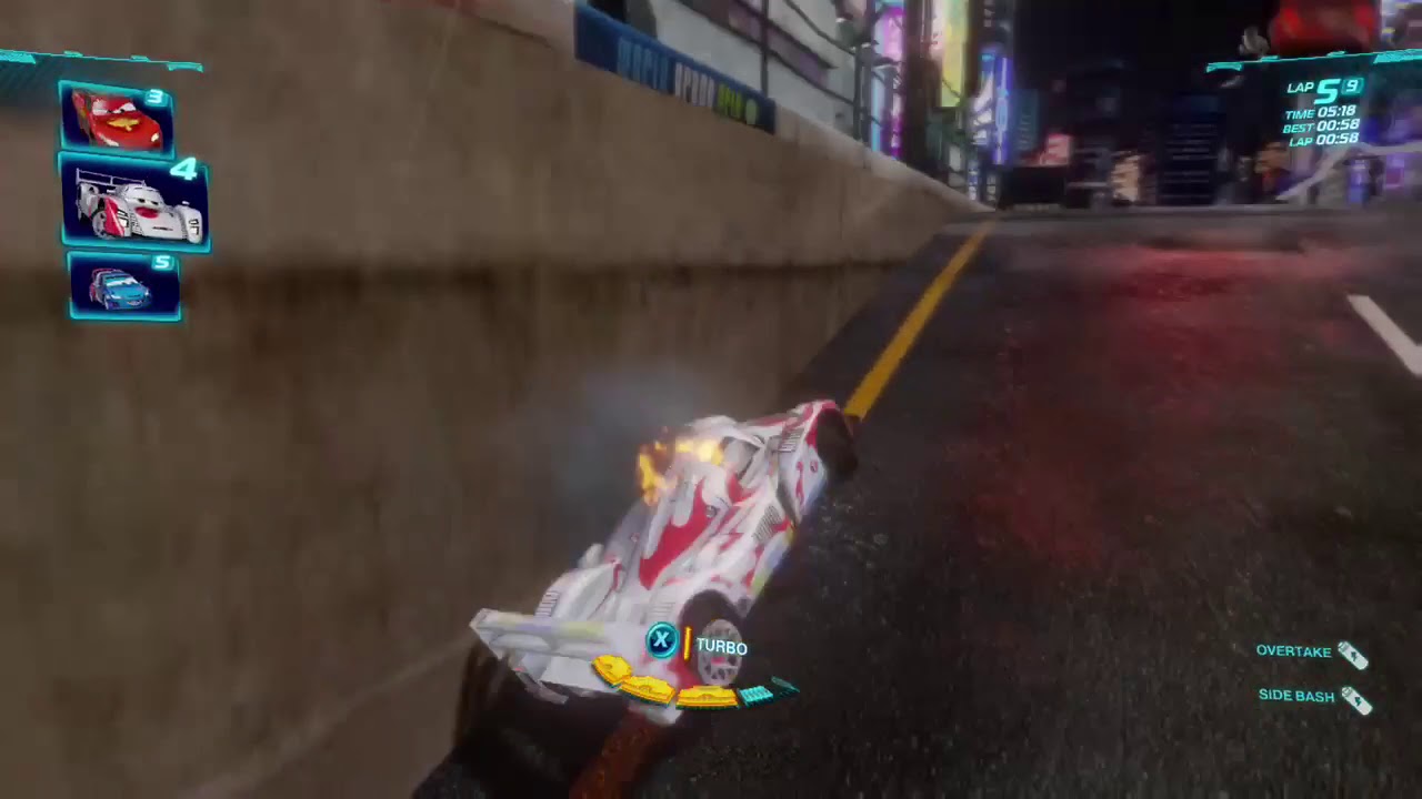 Cars 2 The Video Game | Shu Todoroki - Ginza Sprint | 9 laps
