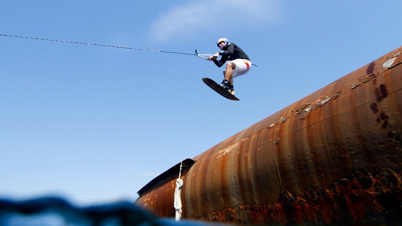 Waterskiing a Greek Shipwreck - Nikolas Plytas 2013