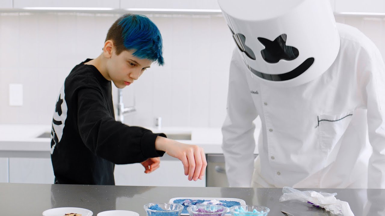 Marshmello & Sceptic Make Fortnite Loot Llama Candy | Cooking with Marshmello
